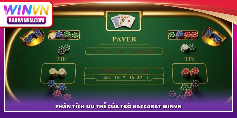 Baccarat WINVN – Sảnh cược hấp dẫn với dealer xinh đẹp Phân tích ưu thế của trò Baccarat WINVN