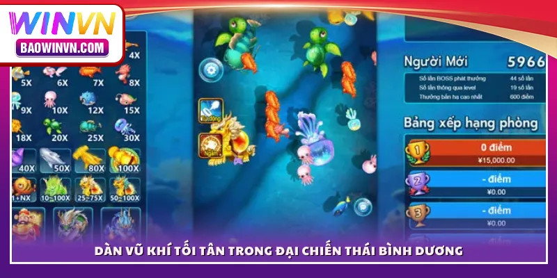 Dàn vũ khí tối tân trong Đại Chiến Thái Bình Dương