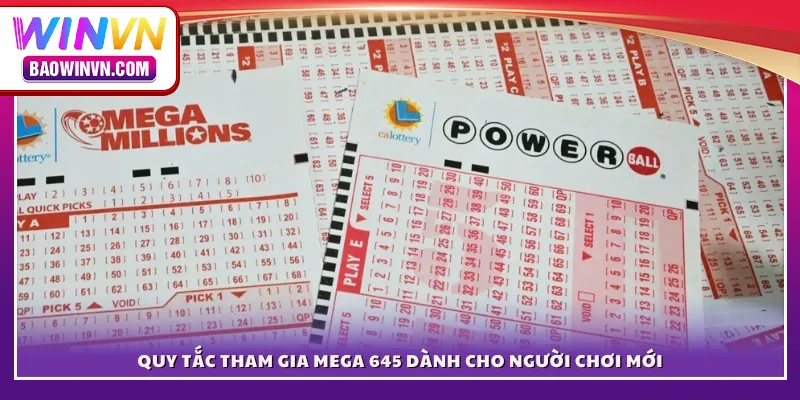 Quy tắc tham gia Mega 645 dành cho người chơi mới